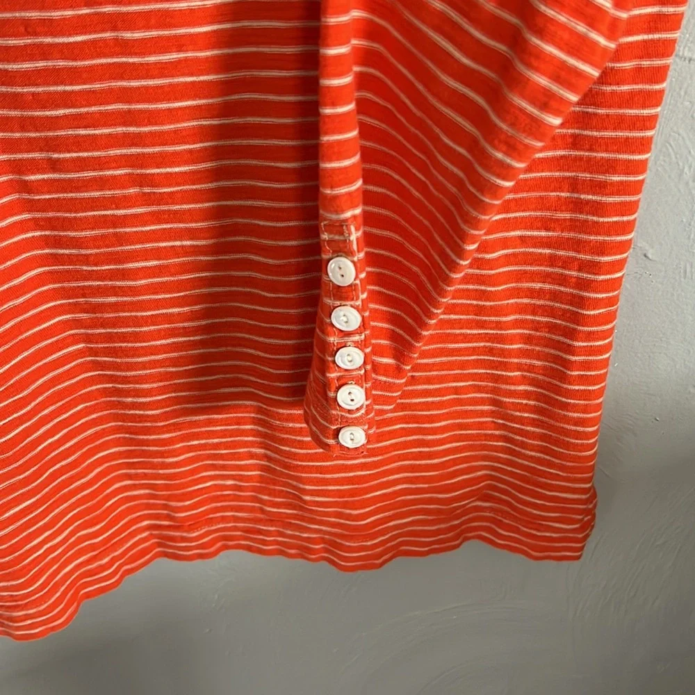 J. Crew 3/4 sleeve striped tee